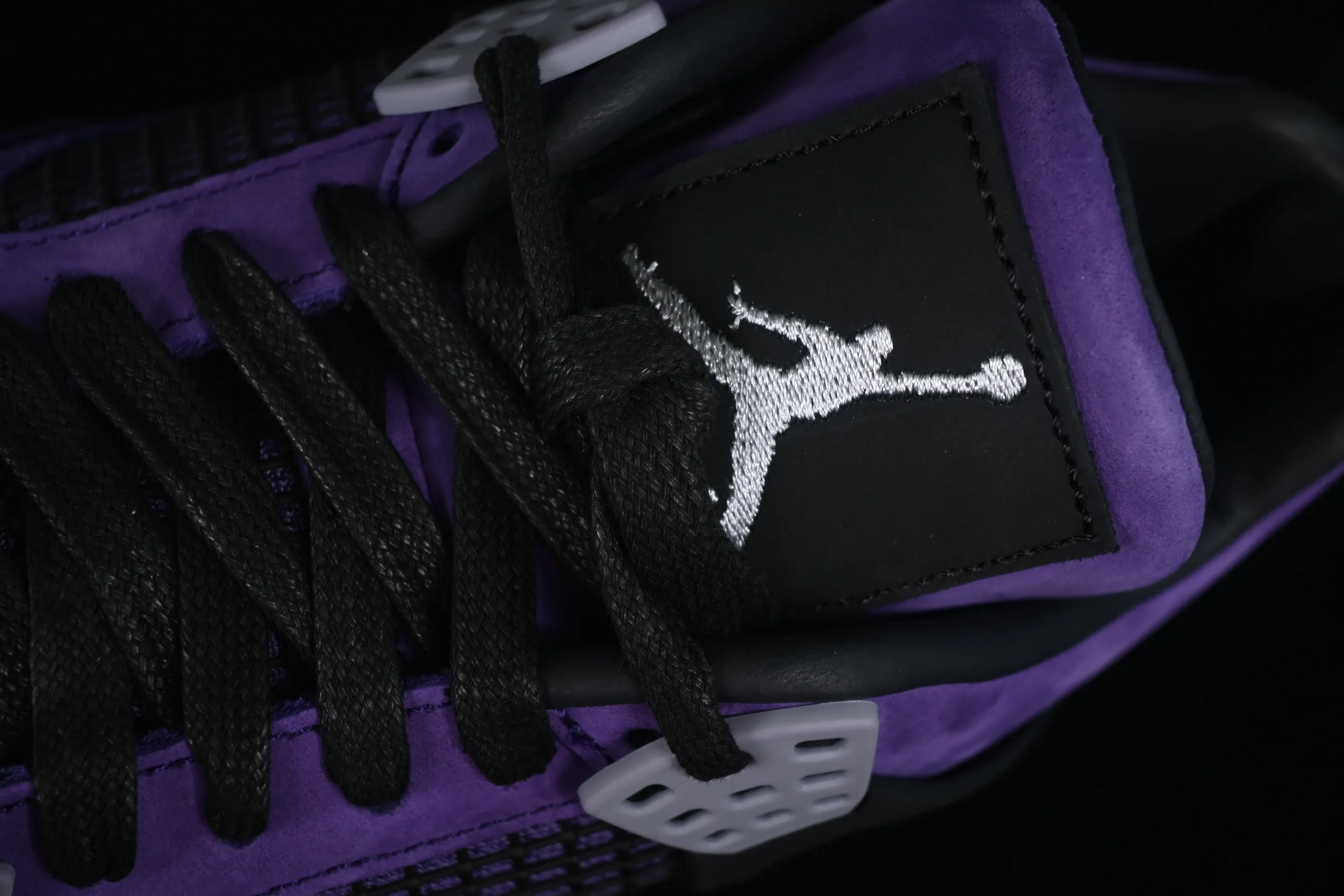 All categories Air Jordan Jordan series basketball shoes Air Jordan 4 GX foreign trade version Air Jordan 4 Retro AJ4 Joe 4 suede purple 766296